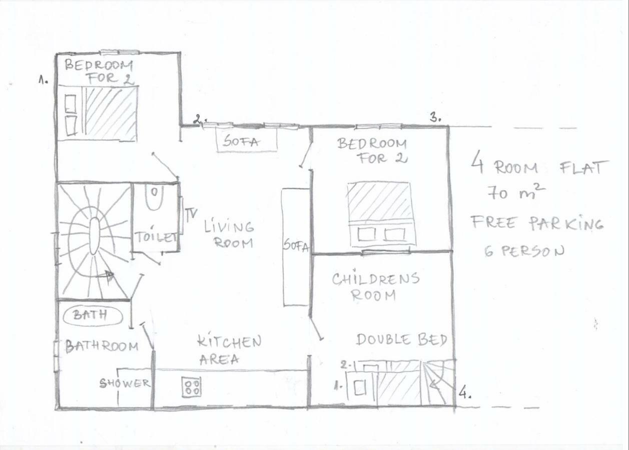טאלין Modern History Apartment מראה חיצוני תמונה